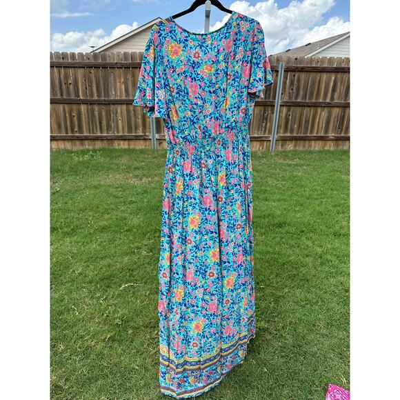 Pinup Fashion Maxi Sealed Dress 20W - Picture 2 of 5